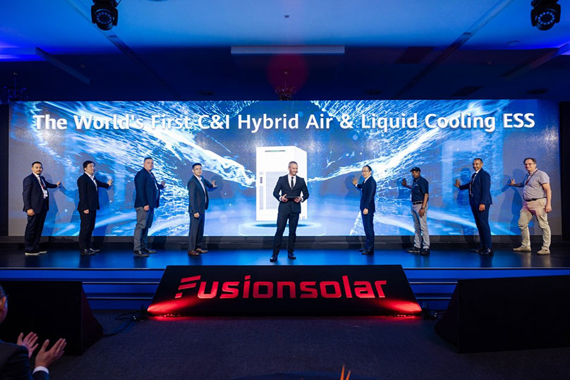 Huawei launches the industry's first hybrid cooling Energy Storage System.  for commercial & industrial customers in Sub-Saharan Africa