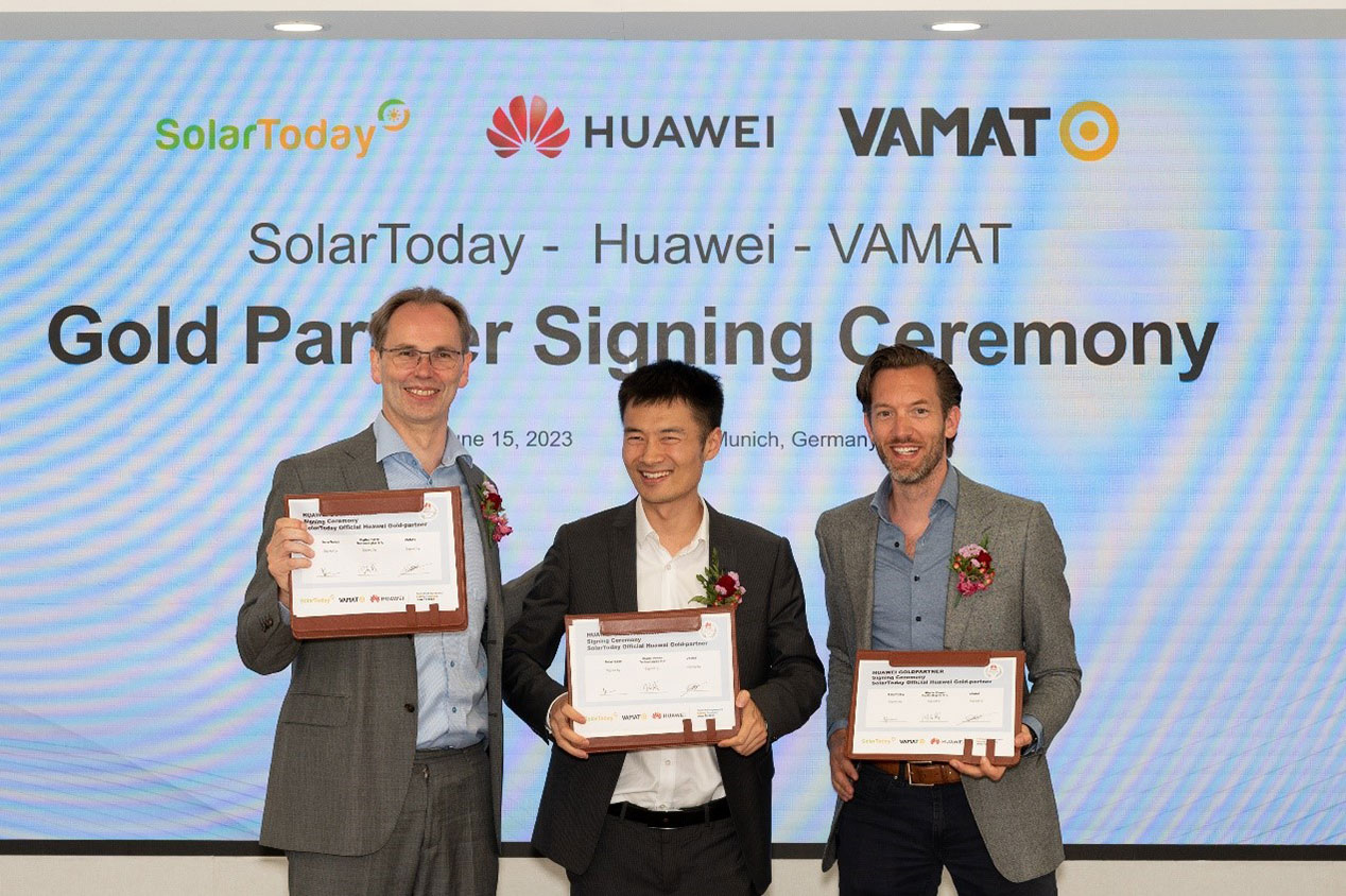 进一步深化全球合作，华为智能光伏Intersolar Europe展上迎来签约热潮